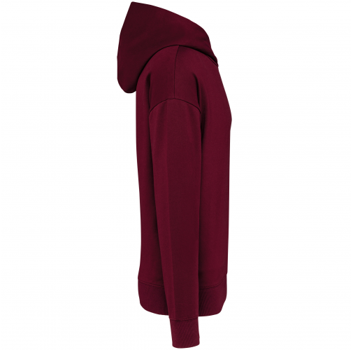 wine Sudadera de felpa oversize con capucha unisex