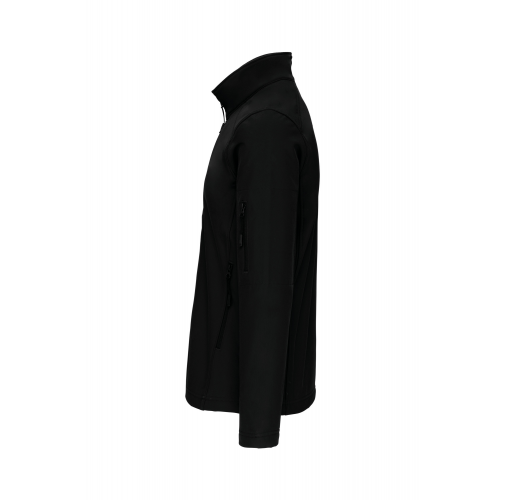 black Chaqueta softshell hombre