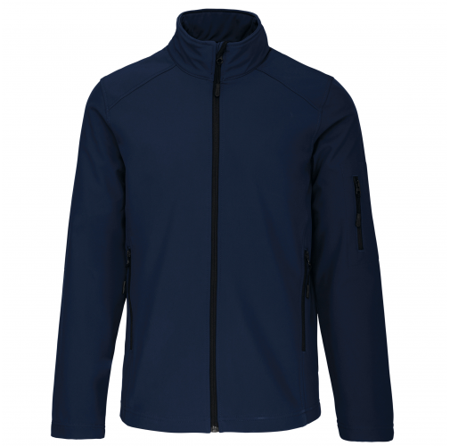 navy Chaqueta softshell hombre