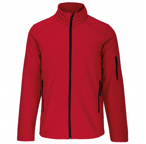 red Chaqueta softshell hombre