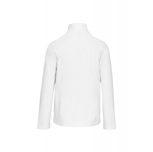 white Chaqueta softshell hombre