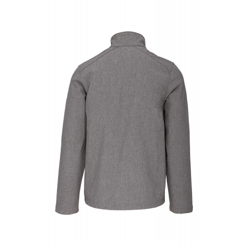 marl grey Chaqueta softshell hombre