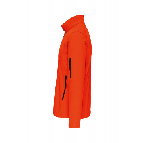 fluorescent orange Chaqueta softshell hombre