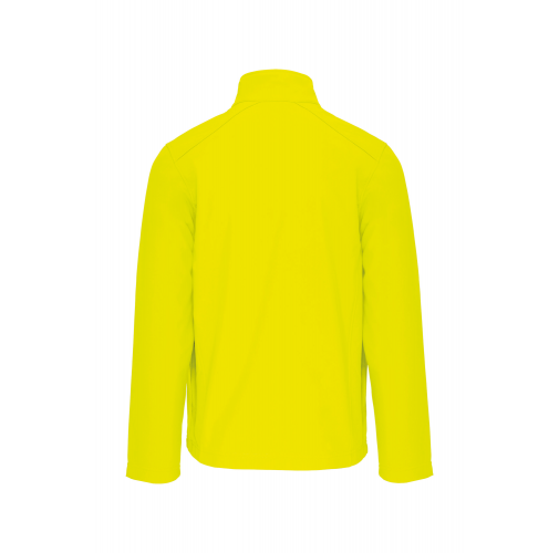 fluorescent yellow Chaqueta softshell hombre