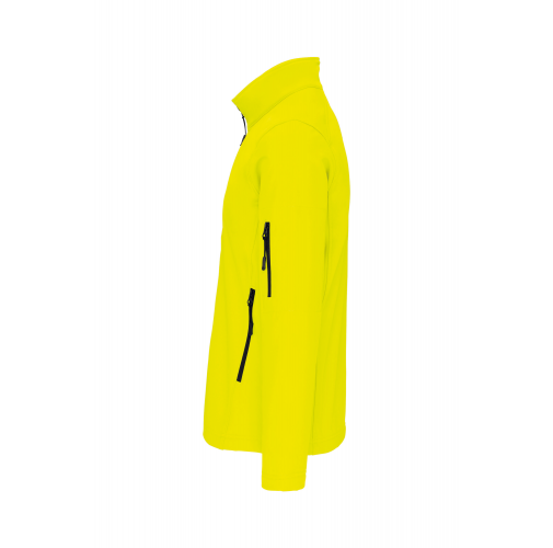 fluorescent yellow Chaqueta softshell hombre