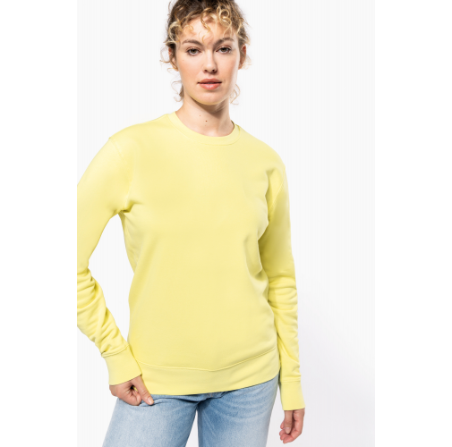 Sudadera ecorresponsable de cuello redondo unisex