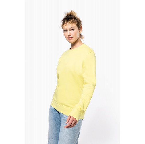 Sudadera ecorresponsable de cuello redondo unisex