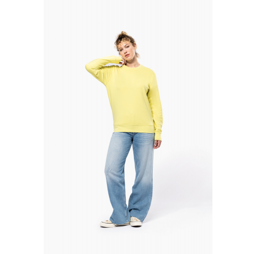 Sudadera ecorresponsable de cuello redondo unisex