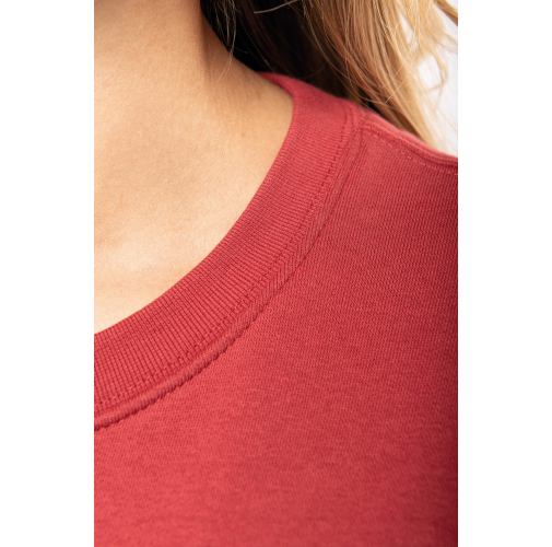 Sudadera ecorresponsable de cuello redondo unisex