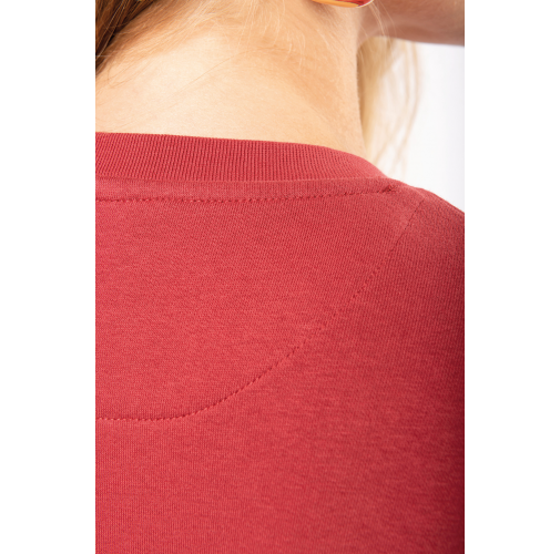 Sudadera ecorresponsable de cuello redondo unisex