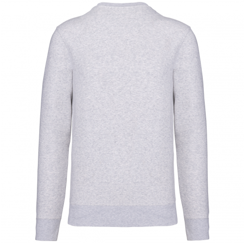 ash heather Sudadera ecorresponsable de cuello redondo unisex