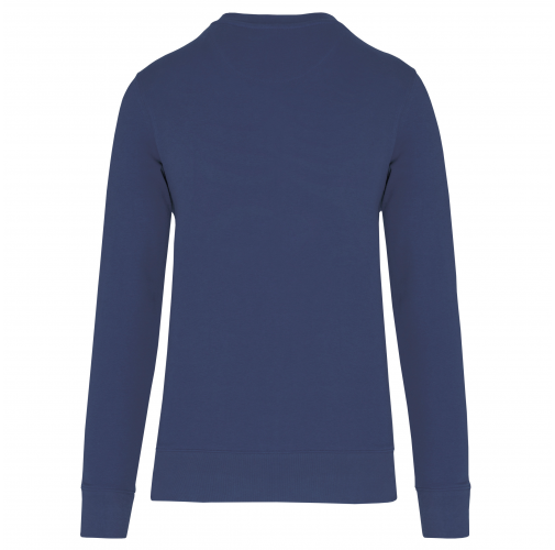 deep blue Sudadera ecorresponsable de cuello redondo unisex