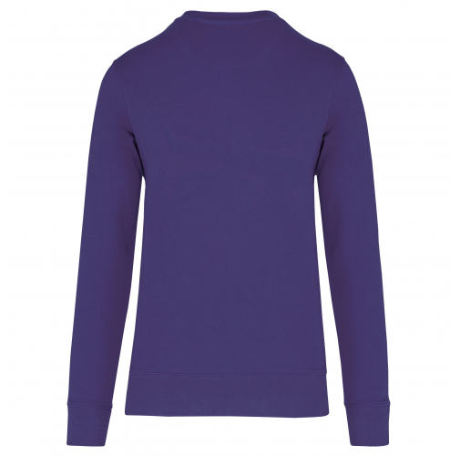 deep purple Sudadera ecorresponsable de cuello redondo unisex