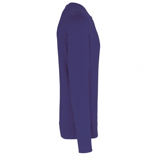 deep purple Sudadera ecorresponsable de cuello redondo unisex