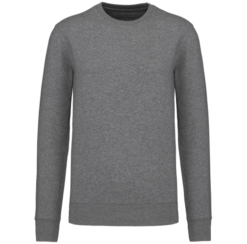 grey heather Sudadera ecorresponsable de cuello redondo unisex