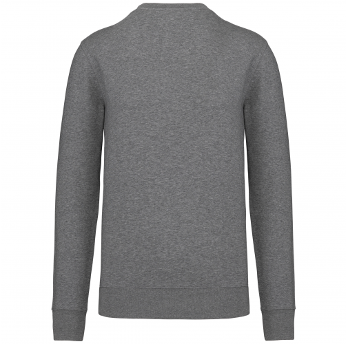 grey heather Sudadera ecorresponsable de cuello redondo unisex