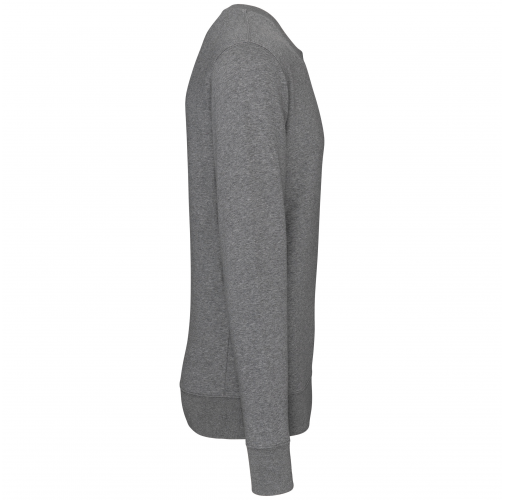 grey heather Sudadera ecorresponsable de cuello redondo unisex