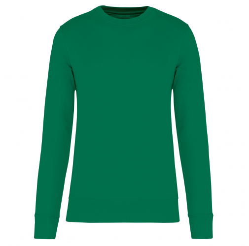 kelly green Sudadera ecorresponsable de cuello redondo unisex