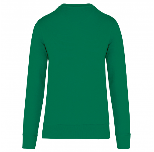 kelly green Sudadera ecorresponsable de cuello redondo unisex