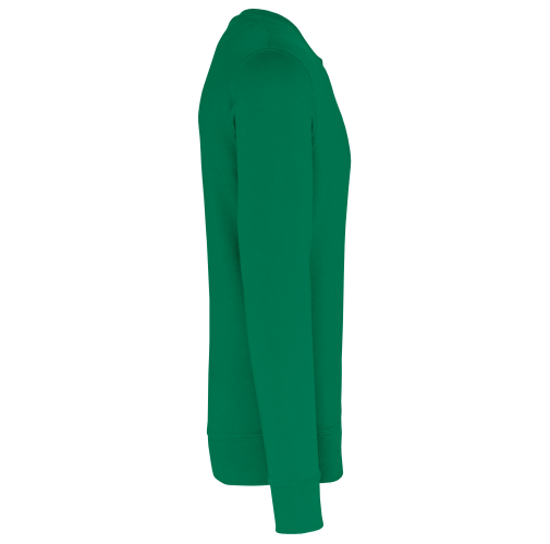 kelly green Sudadera ecorresponsable de cuello redondo unisex