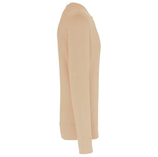 light sand Sudadera ecorresponsable de cuello redondo unisex
