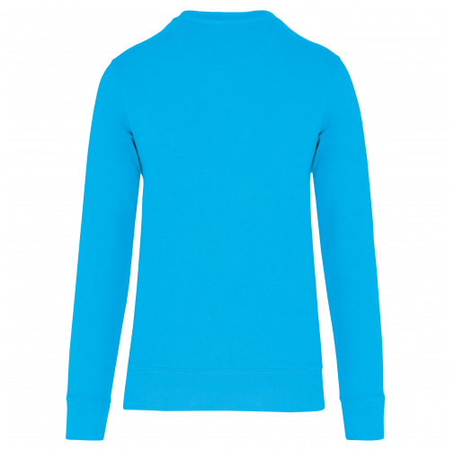 sea turquoise Sudadera ecorresponsable de cuello redondo unisex