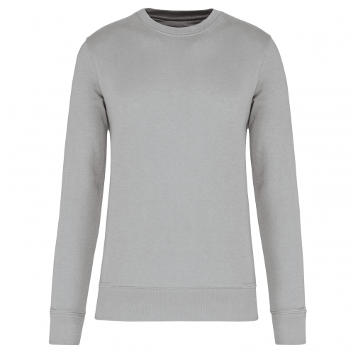snow grey Sudadera ecorresponsable de cuello redondo unisex