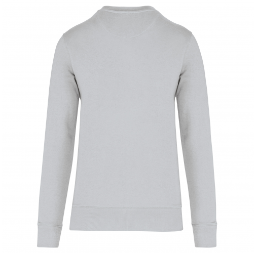 snow grey Sudadera ecorresponsable de cuello redondo unisex