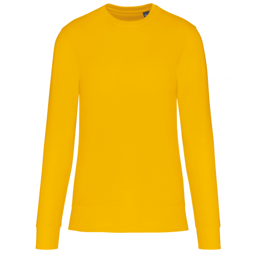 yellow Sudadera ecorresponsable de cuello redondo unisex