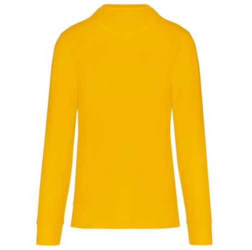 yellow Sudadera ecorresponsable de cuello redondo unisex