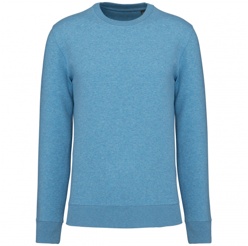 cloudy blue heather Sudadera ecorresponsable de cuello redondo unisex