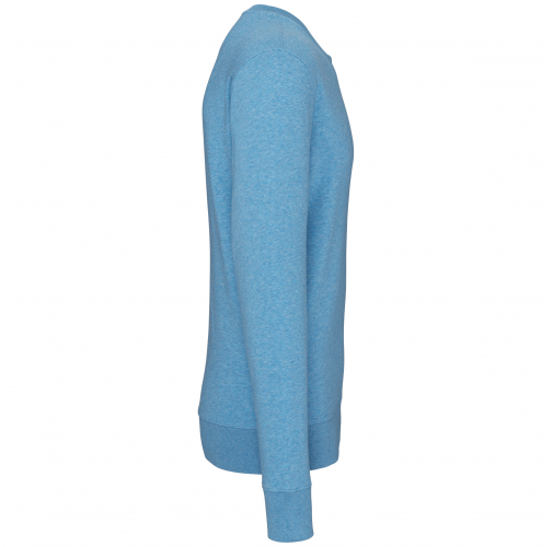 cloudy blue heather Sudadera ecorresponsable de cuello redondo unisex