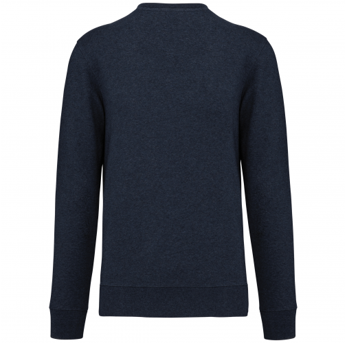 french navy heather Sudadera ecorresponsable de cuello redondo unisex