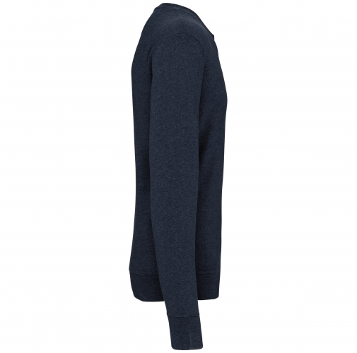 french navy heather Sudadera ecorresponsable de cuello redondo unisex