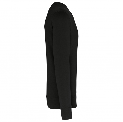 black Sudadera cuello redondo ecorresponsable niños