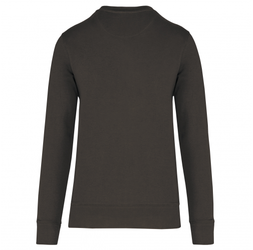 dark grey Sudadera cuello redondo ecorresponsable niños