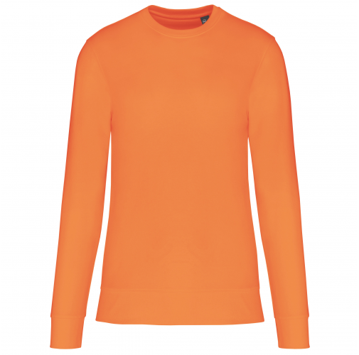 light orange Sudadera cuello redondo ecorresponsable niños