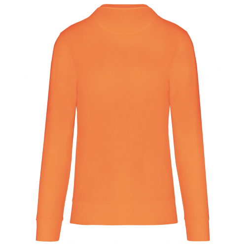 light orange Sudadera cuello redondo ecorresponsable niños