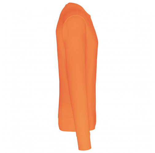 light orange Sudadera cuello redondo ecorresponsable niños