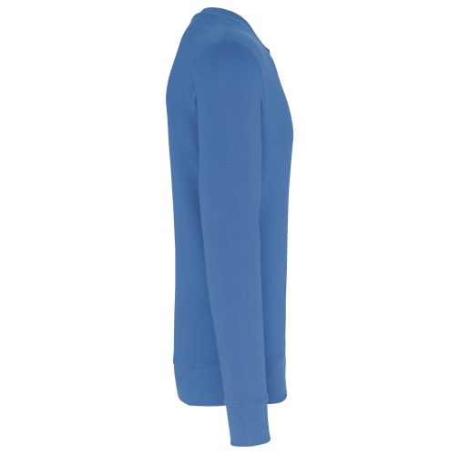 light royal blue Sudadera cuello redondo ecorresponsable niños