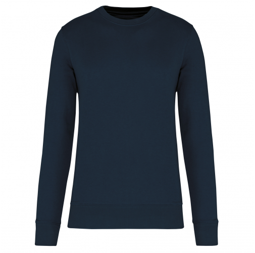 navy Sudadera cuello redondo ecorresponsable niños
