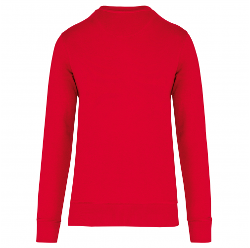 red Sudadera cuello redondo ecorresponsable niños