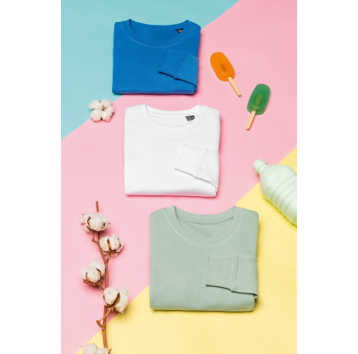 Sudadera cuello redondo ecorresponsable niños