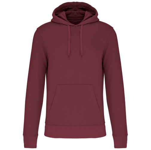 Sudadera capucha ecorresponsable hombre