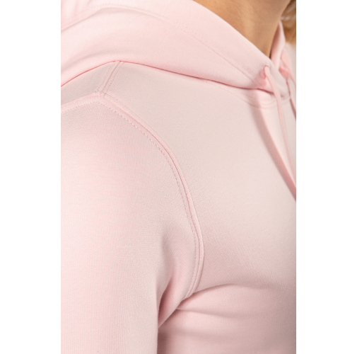 Sudadera capucha ecorresponsable mujer