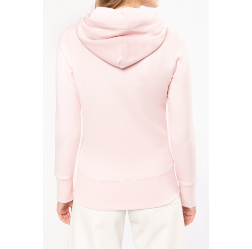 Sudadera capucha ecorresponsable mujer