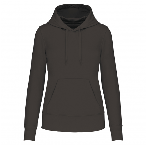 Sudadera capucha ecorresponsable mujer
