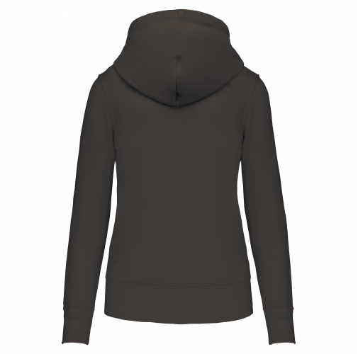 Sudadera capucha ecorresponsable mujer