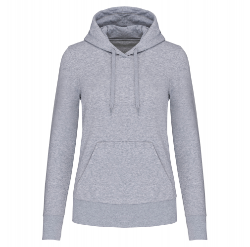 Sudadera capucha ecorresponsable mujer