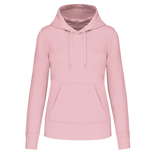 Sudadera capucha ecorresponsable mujer